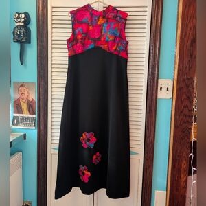 Colorful 1970s Maxi Dress